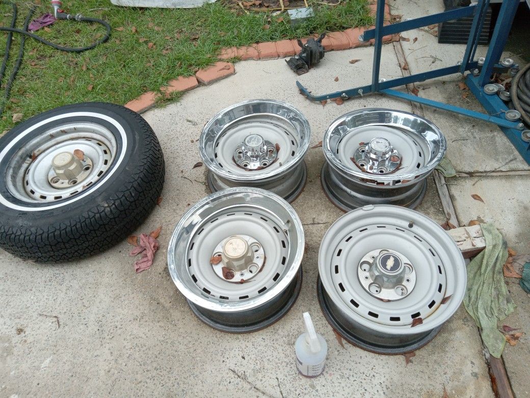 5 Chevy Rally Rims