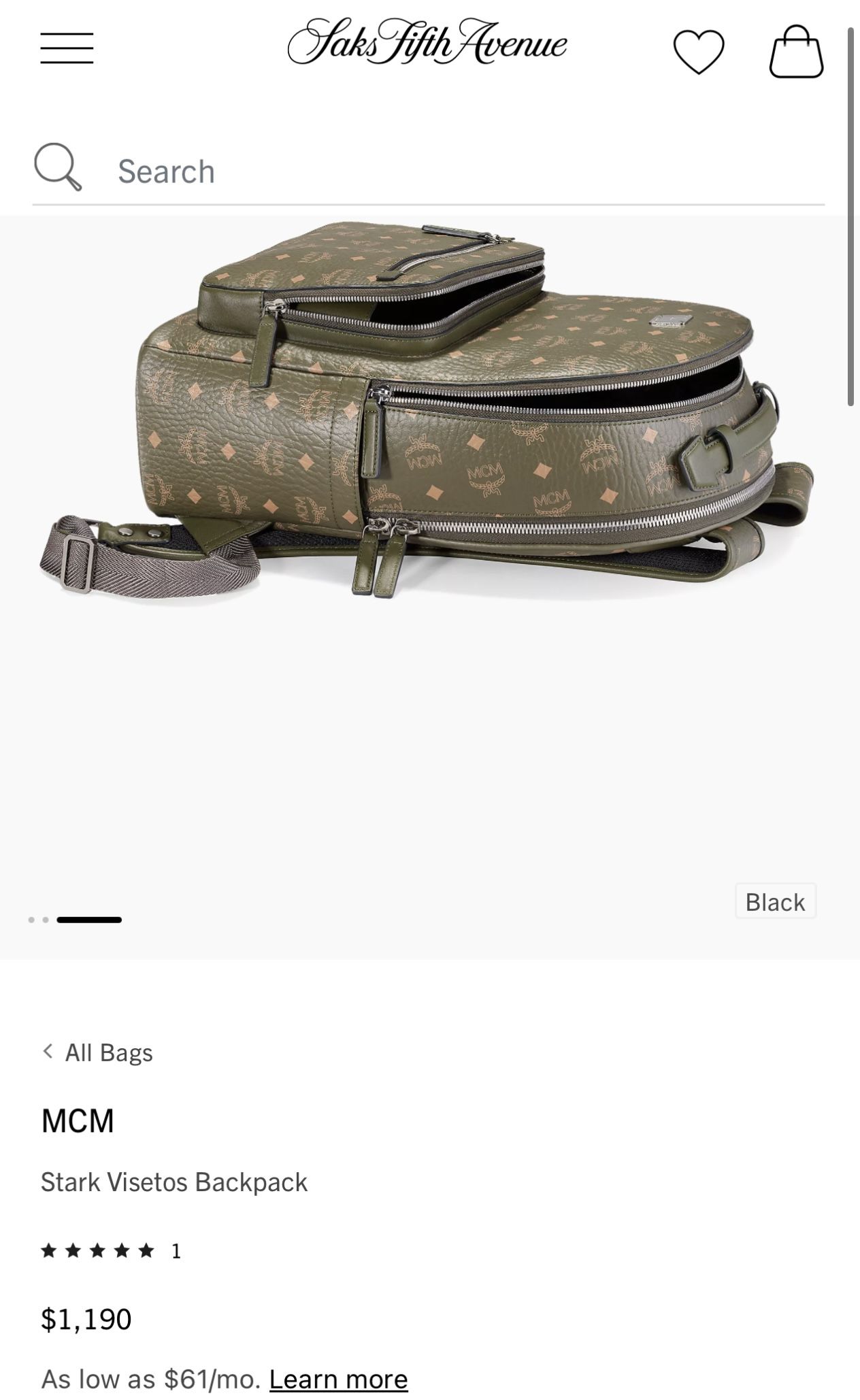 MCM Men Backpack