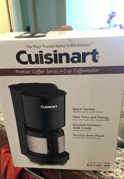 Cuisinart 4cups coffee maker