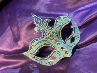 Blue Masquerade Mask