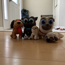 Cute Dog Plush Bundle