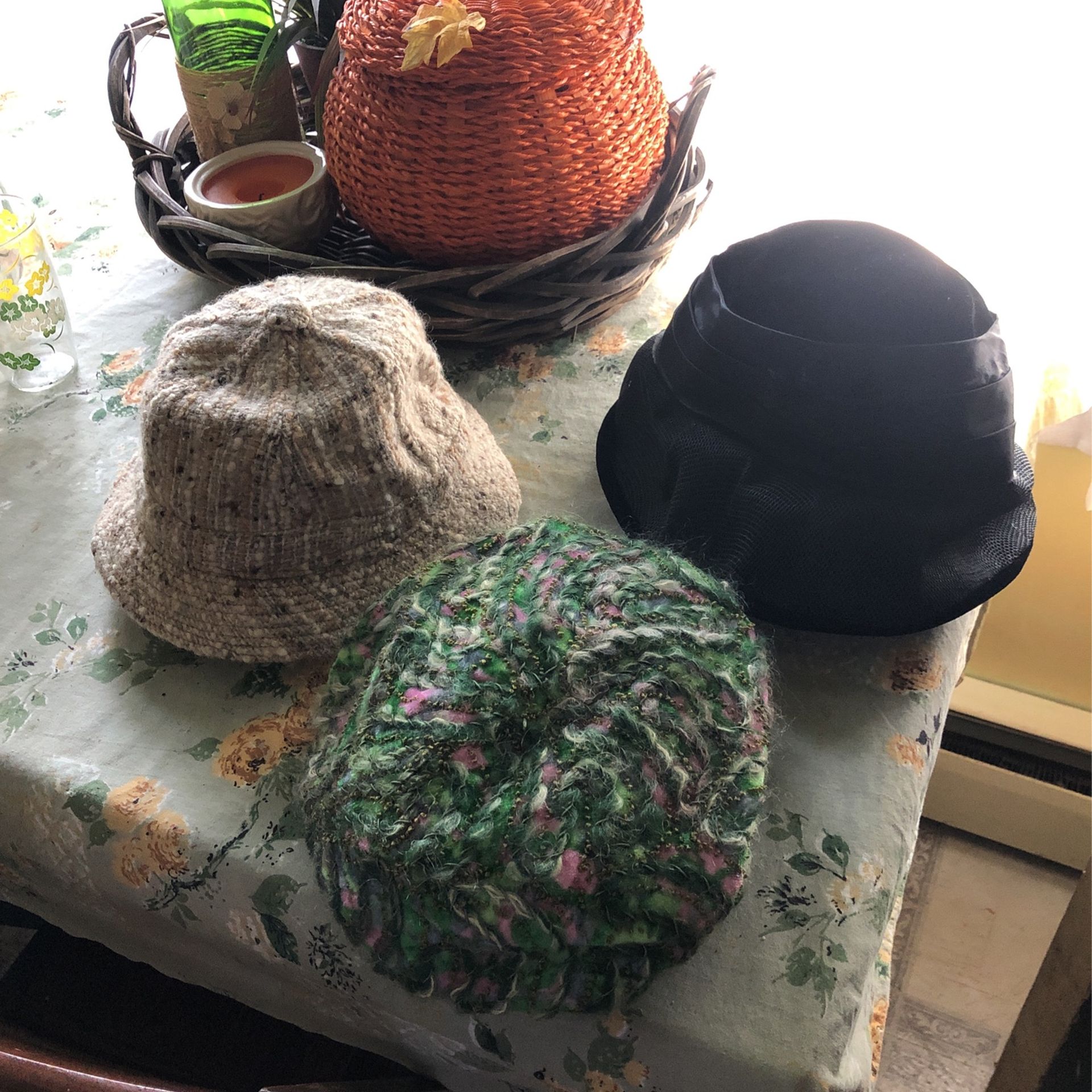 Three  Hats 60’s, 50’s, & 70’s 