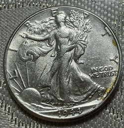 1944 Walking Liberty Half Dollar in AU Condition