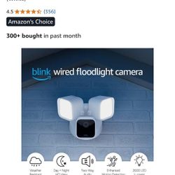 Blink Wired Floodlight Camera-Brand New 