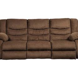 Double Recliner Sofa (Brown) $150 Obo