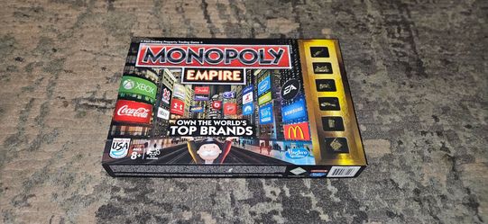 MONOPOLY Empire Gold Ed. Board Game A4770 Brand New Open Box Game Pieces Sealed!