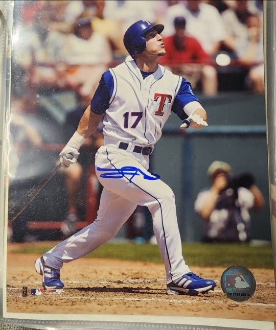 Laynce Nix Autographed Signed 8x10 Photo - Rangers Phillies Reds Brewers - w/COA
