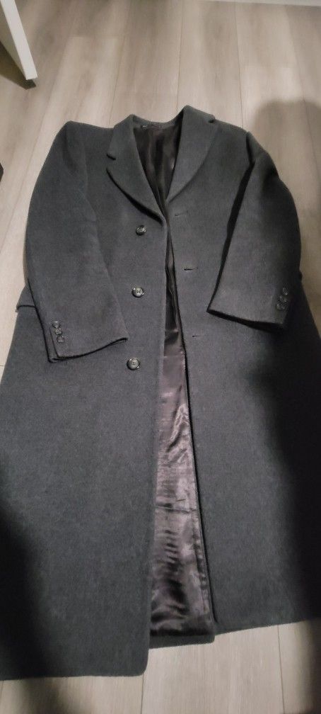 Hammersly Wool/Cashmere Coat Made In England
