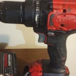 Craftsman Drill With Batteries And Charger 