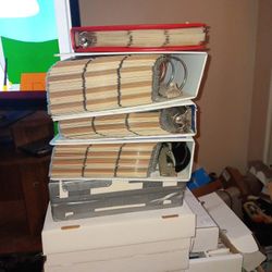 Binders Of Sports Cards