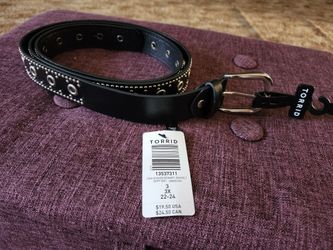 Torrid Black Studded Belt