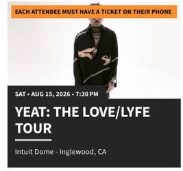 Yeat and FRIENDS Los Angeles Tickets