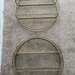 Wire Circle Shelves