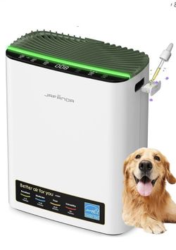 Jafända Air Purifier for Home Large Room Bedroom Up to 1226 Ft', True HEPA Filter with PM2.5 Display & 20dB Sleep Mode, Removes Pet Hair, Odor, Dust, 