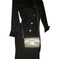 Gold Clutch Crossbody Designer Purse Lord And Taylor