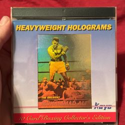 1992 10 Hologram Heavyweight Boxing Cards 