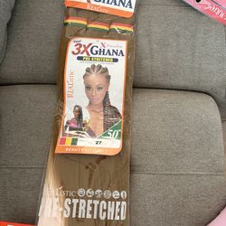 Blonde Braiding Hair