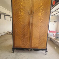 Antique dresser closet