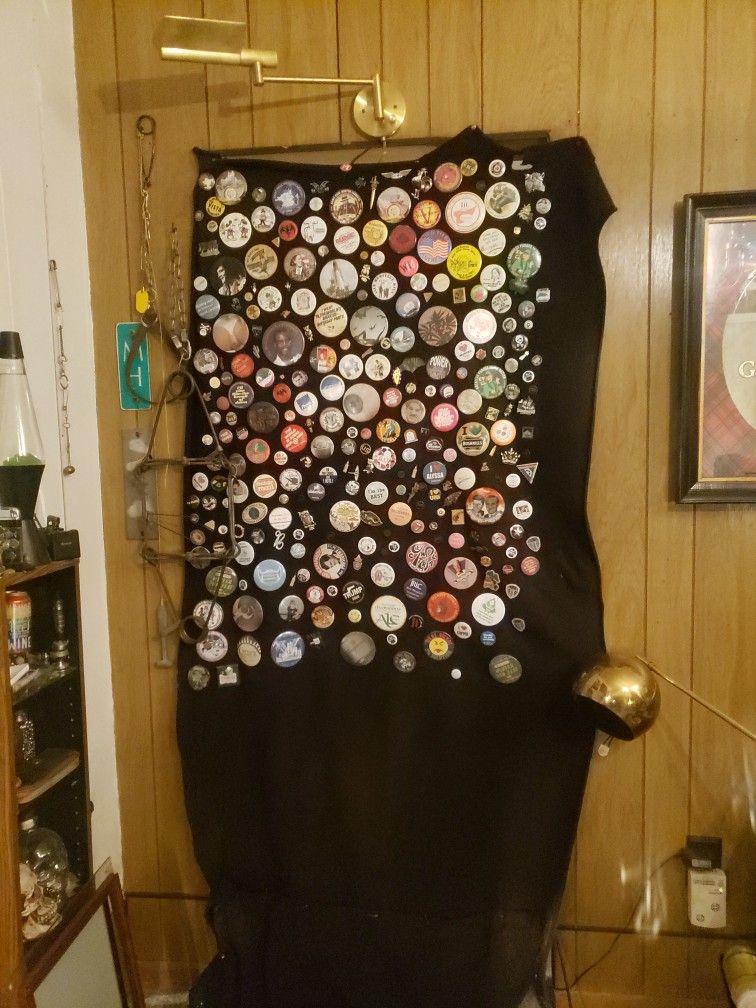 Hundreds Of Buttons And Pins. Many Made Myself That Youve Never Seen Before.!!!