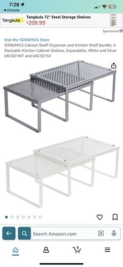 Kitchen Storage Rack White 