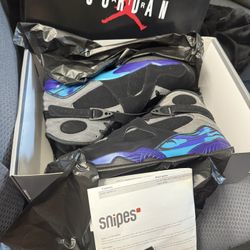 Brand New Jordan Retro 8 AQUA MEN SIZE 9.5