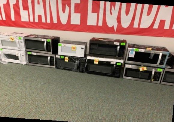BRAND NEW OVERHEAD MICROWAVES WITH WARRANTY