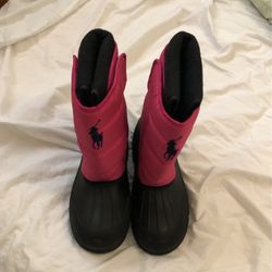 Polo Winter Snow Rain Boots Kids Size 6