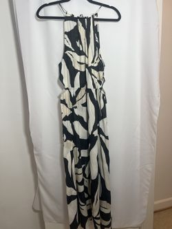 Black And White Maxi Dress