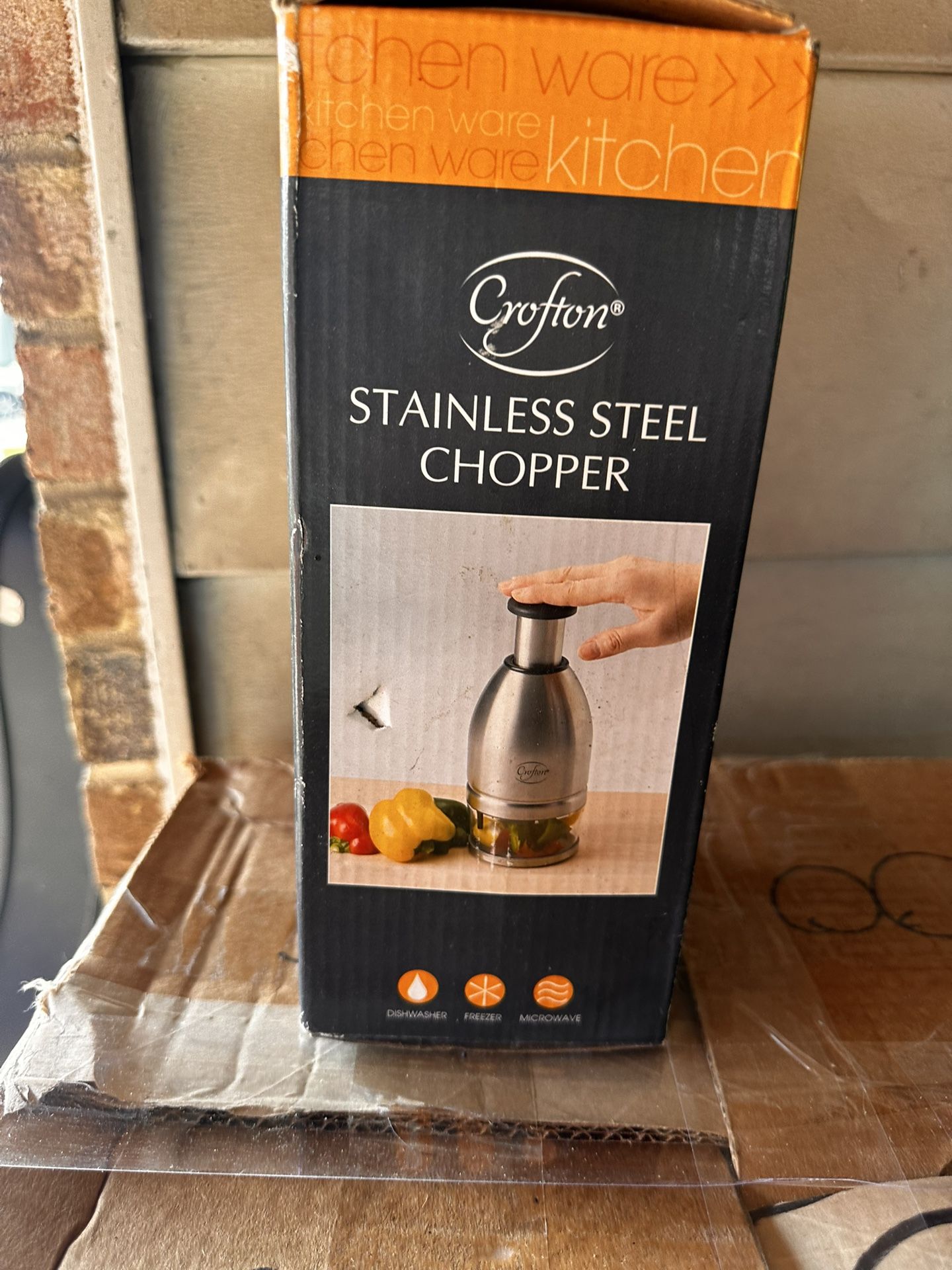 Manual Food Chopper Stainless Steel