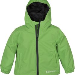 OAKI Rain Wind Shell Jacket for Kids/Toddlers, Waterproof, Breathable, Lightweight with Hood 