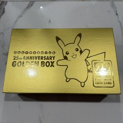 Pokemon Japanese 25th Anniversary Golden Box Contents - Without Cards 2021