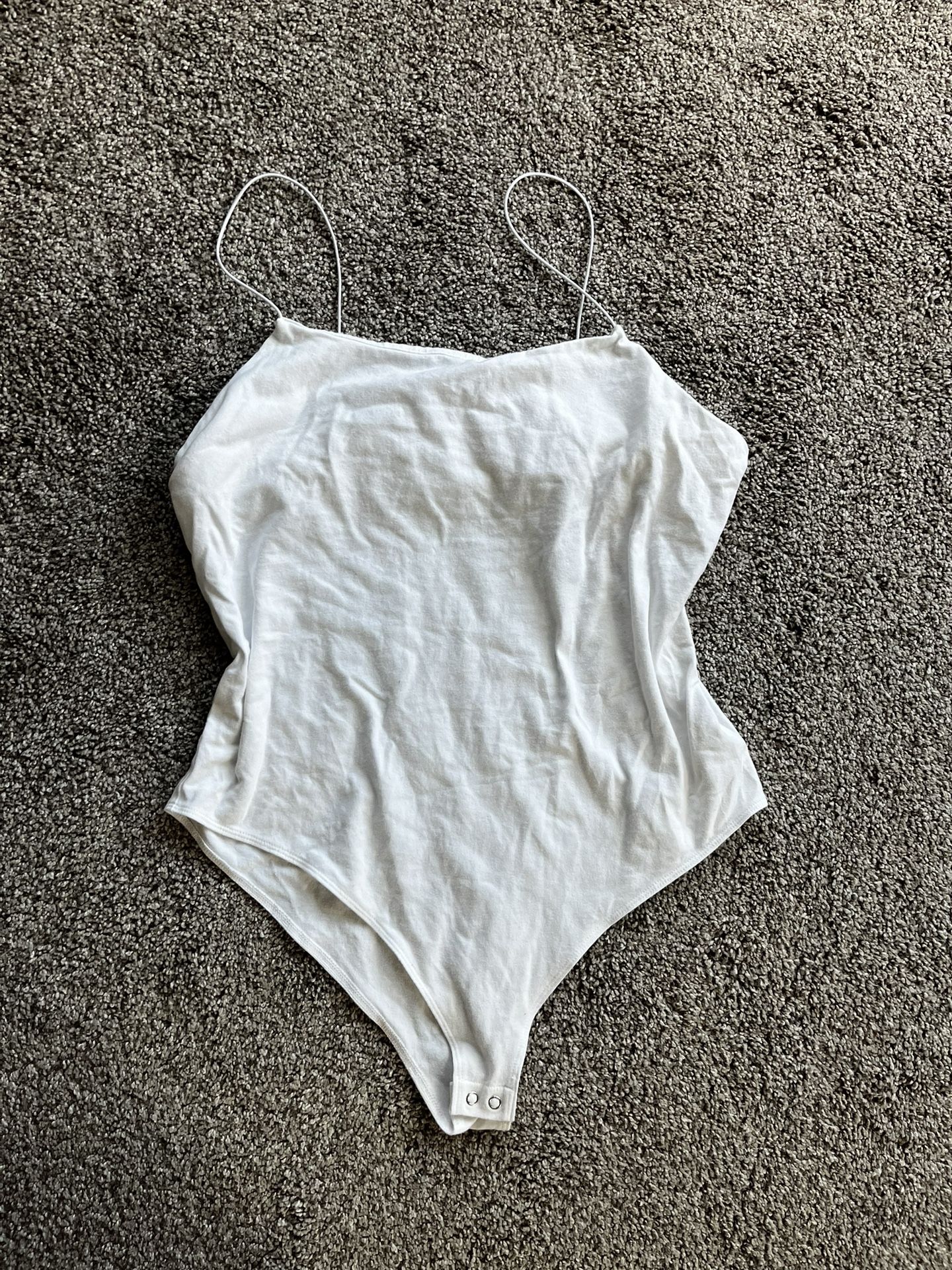 White cotton bodysuit