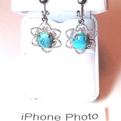 Sterling Turquoise Earrings