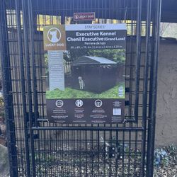 Lucky Dog Executive Kennel 8ftx8ft X6ft (H)With Privacy Shelter