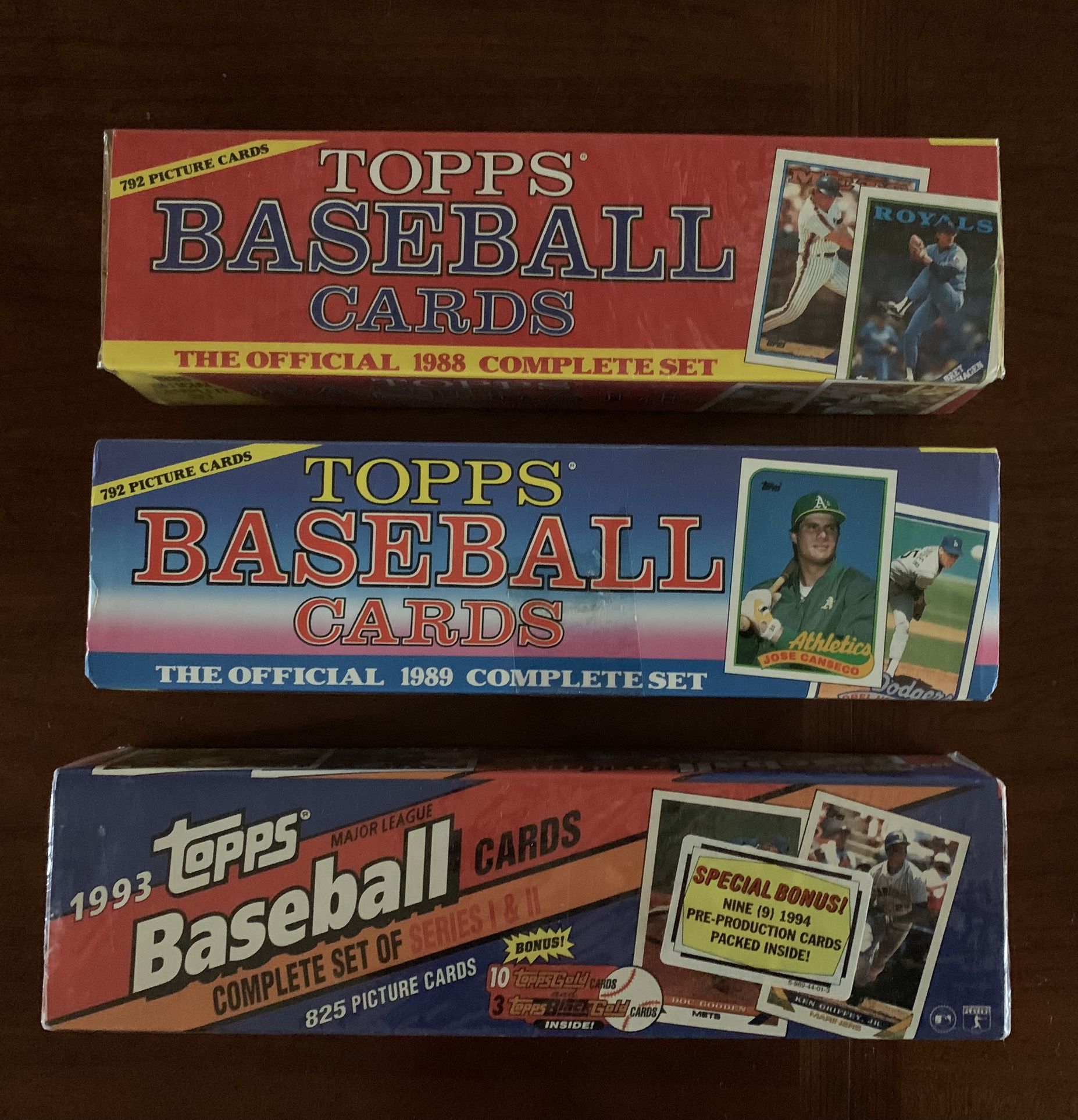 Topps Baseball Cards - Full Sets