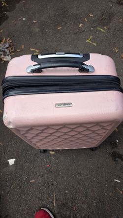 Samsonite Hard Shell Carry-On Luggage Pink