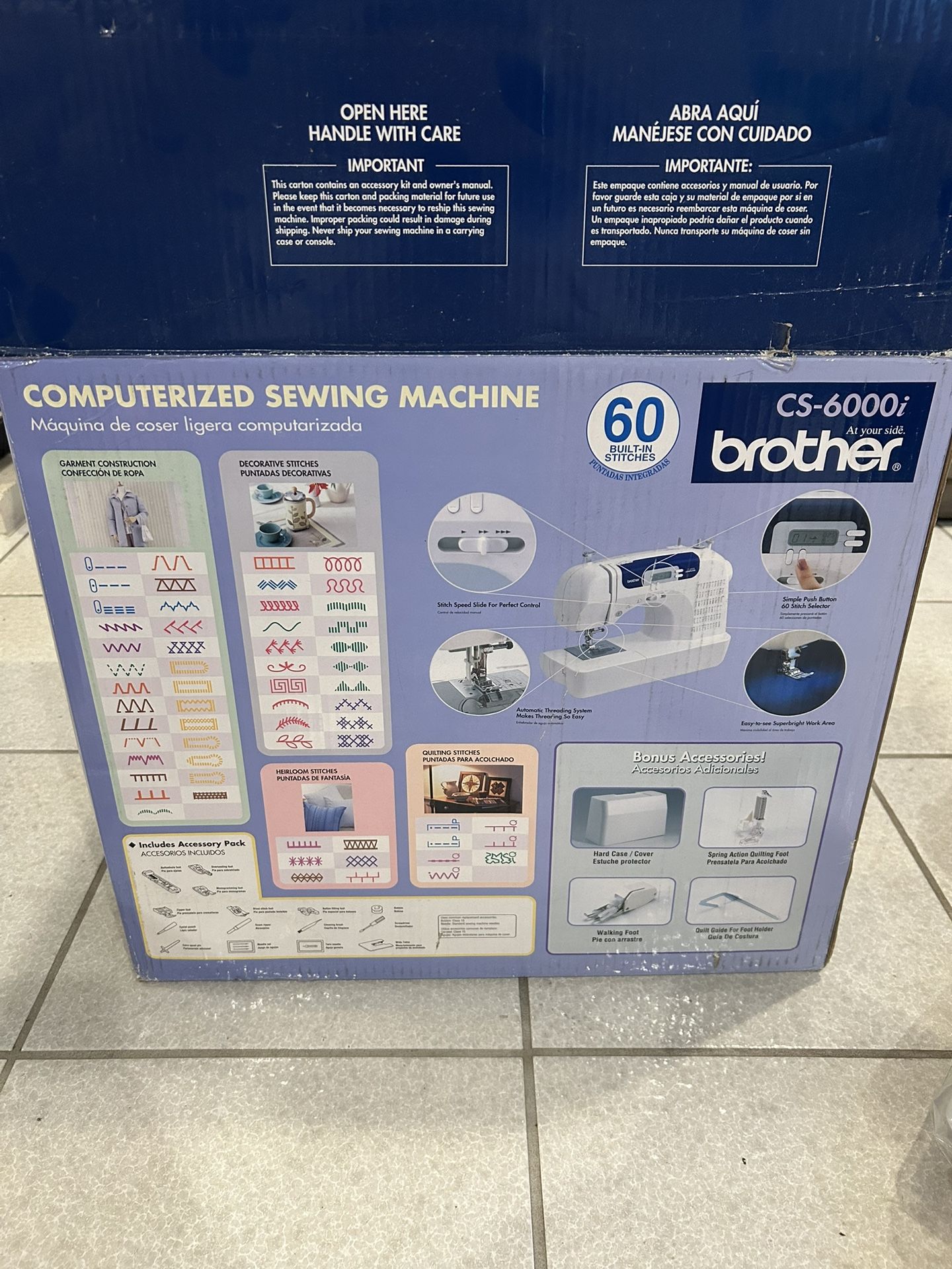 CS-6000i Brother Sewing Machine