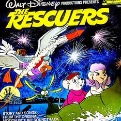 Disney The Rescuers 1977  Vinyl Record