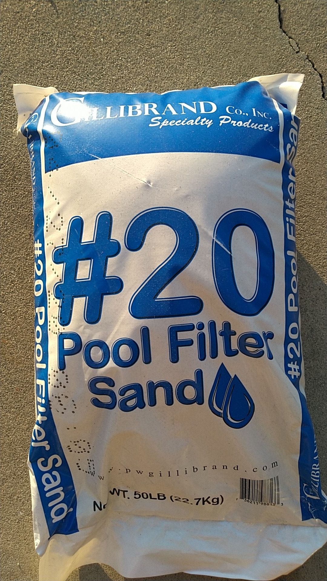 Pool filter sand