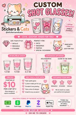 custom shot glasses
