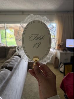 ✨ Elegant Wedding Table Numbers (1–25) – Complete Set ✨