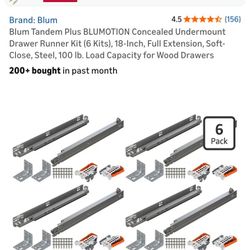 Blum Tandem Plus BLUMOTION Concealed Undermount