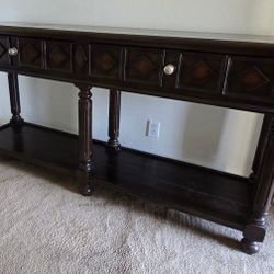 Dark Brown Table Console