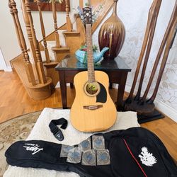 Lyon By George Washburn Guitar 6-String with Carry Bag with Replacement strings