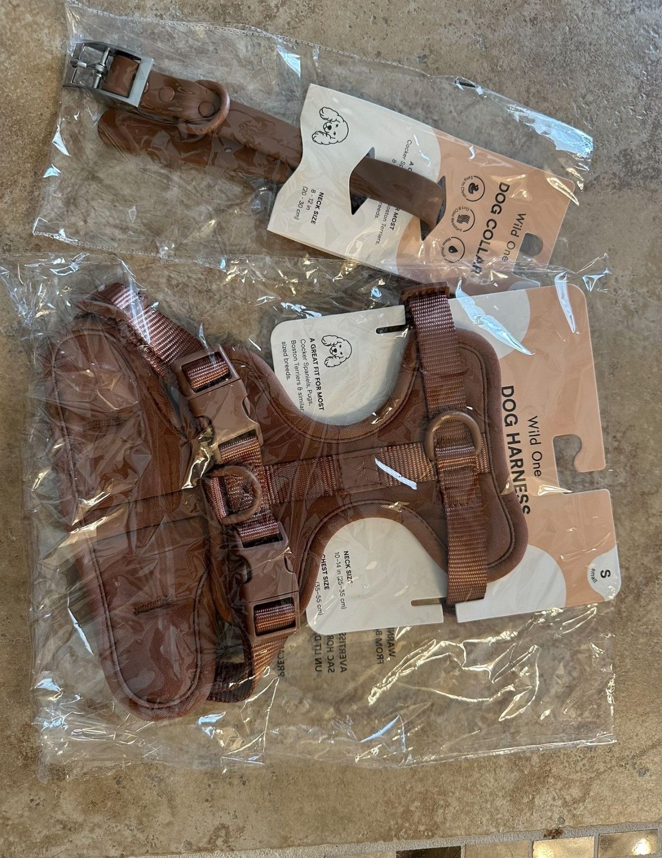 NEW “WILD ONE” DOG HARNESS AND COLLAR