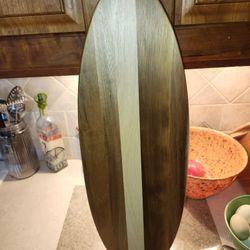 Rock & Branch Shiplap Series Surfboard Shaped Cutting Board PD $35