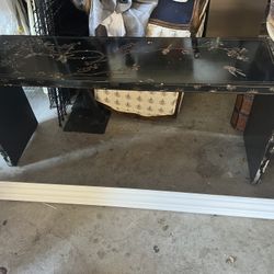 Antique Asian Inspired Oriental Sideboard Table