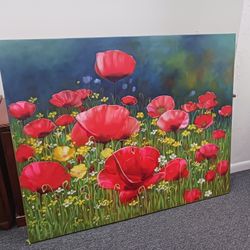 60"x40" Acrylic Painting 