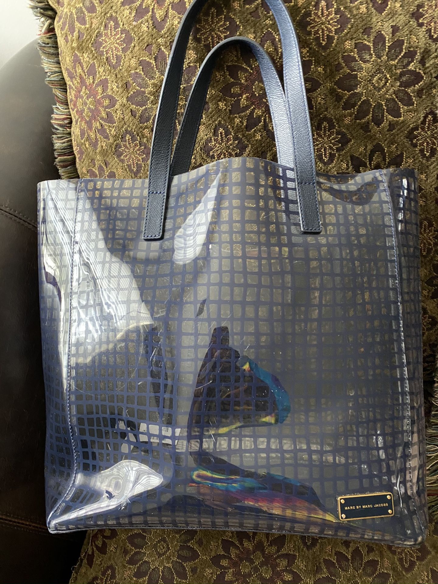 Marc Jacobs large clear tote bag
