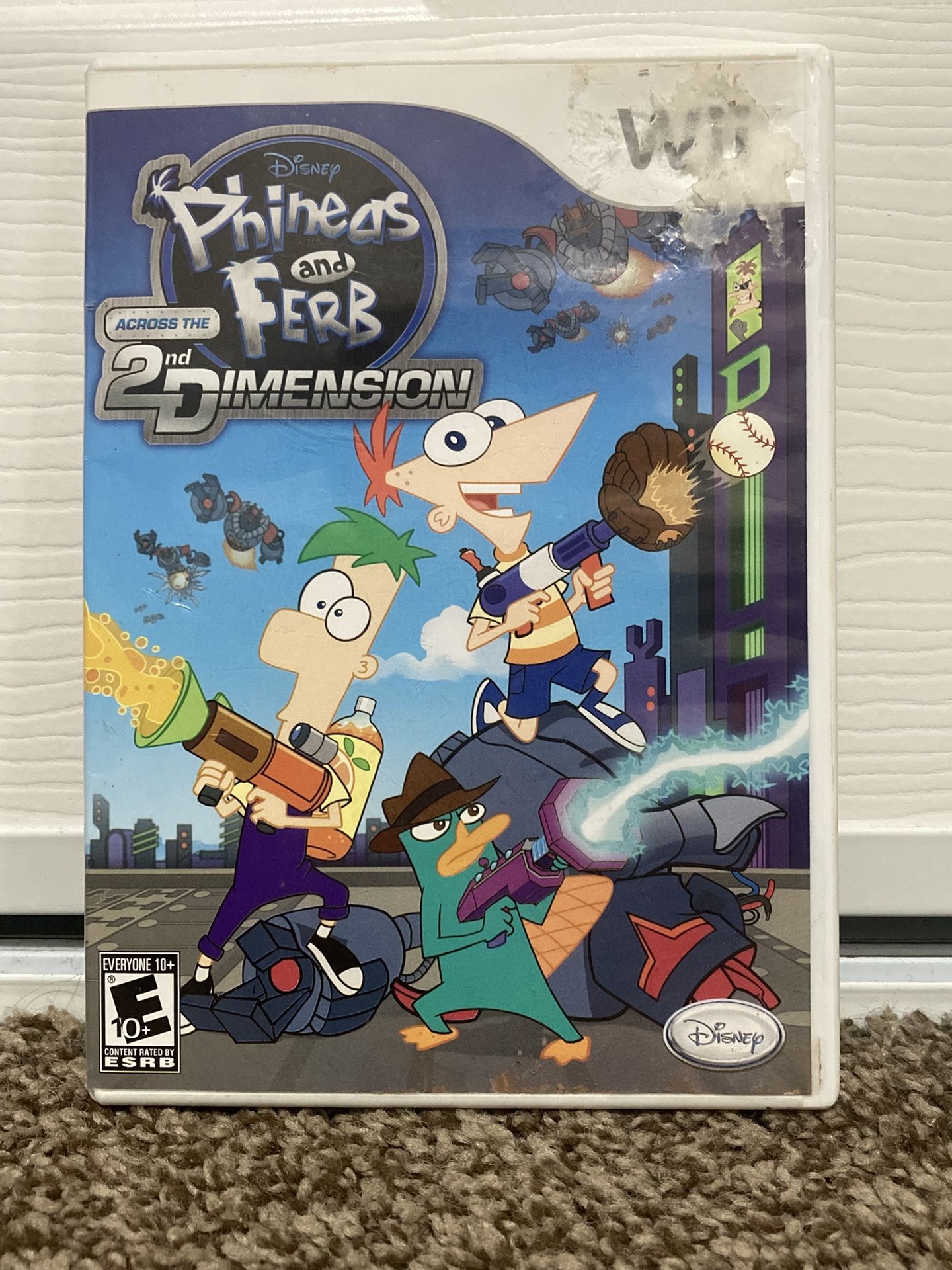 Pick Up For Today Wii Game Phineas And Ferb 2d Dimension